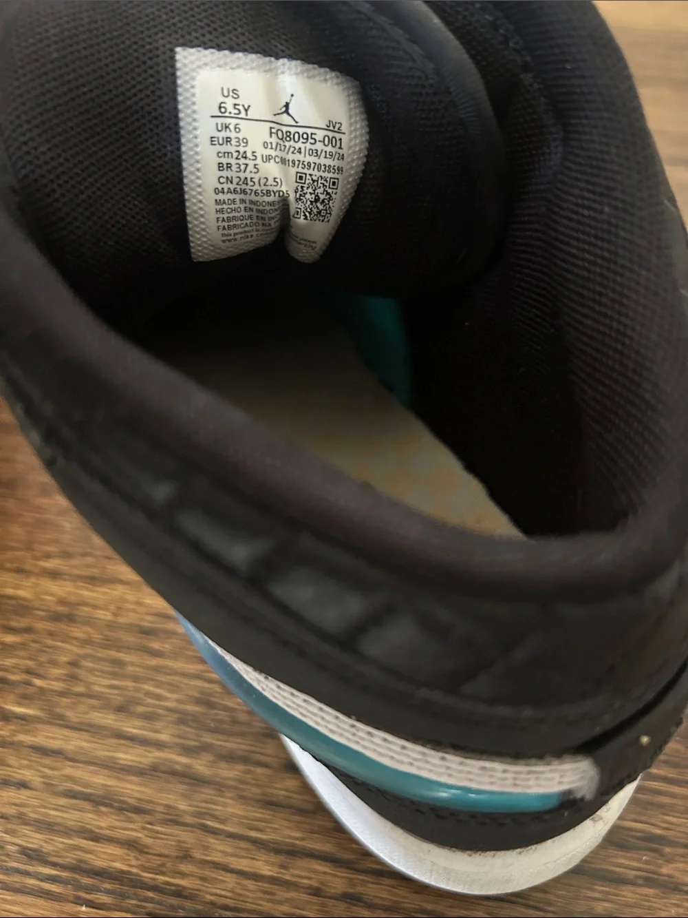 Nike jordans size